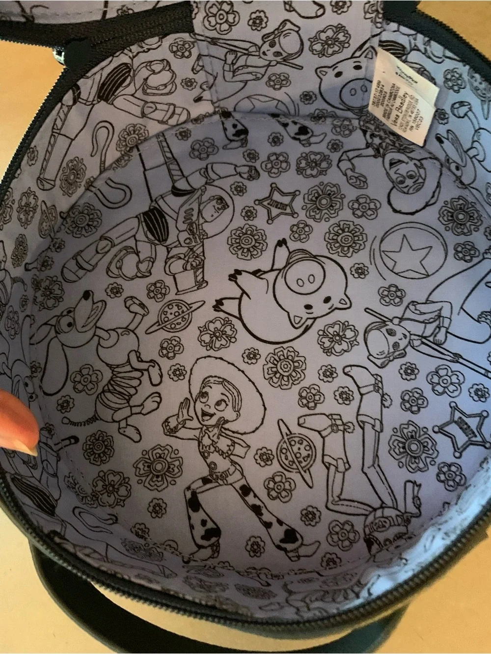 DISNEY PIXAR, Vera Bradley NEW WITH BLACK HANG TAG, Cosmetic Case.